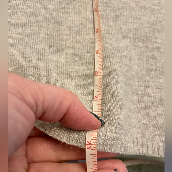 BCBGMAXAZRIA Hans Poncho Pointelle Cutout Wool Angora Lightweight Sweater Small - Picture 12 of 16